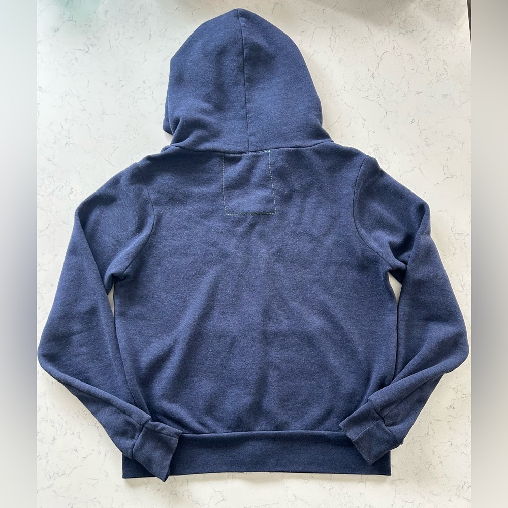 EUC Navy Aviator Nation Blue 5 Stripe Hoodie - Picture 4 of 13